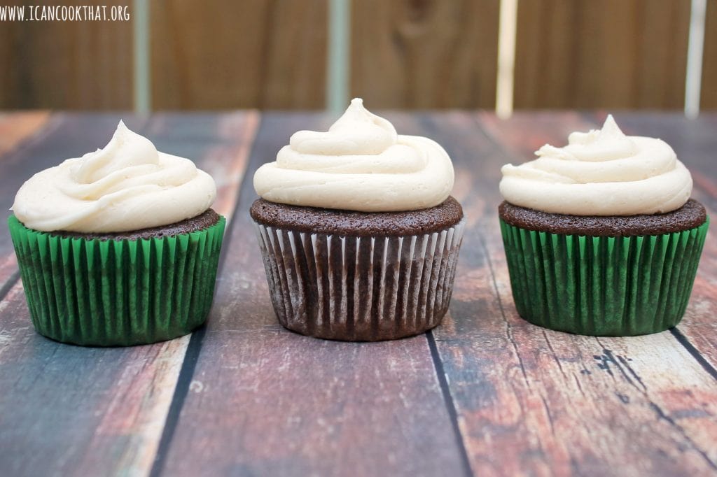 Guinness Cupcakes with Baileys Frosting