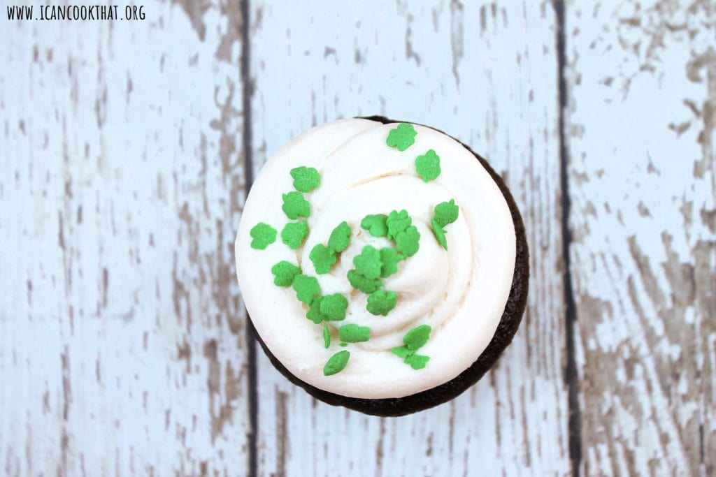 Guinness Cupcakes with Baileys Frosting