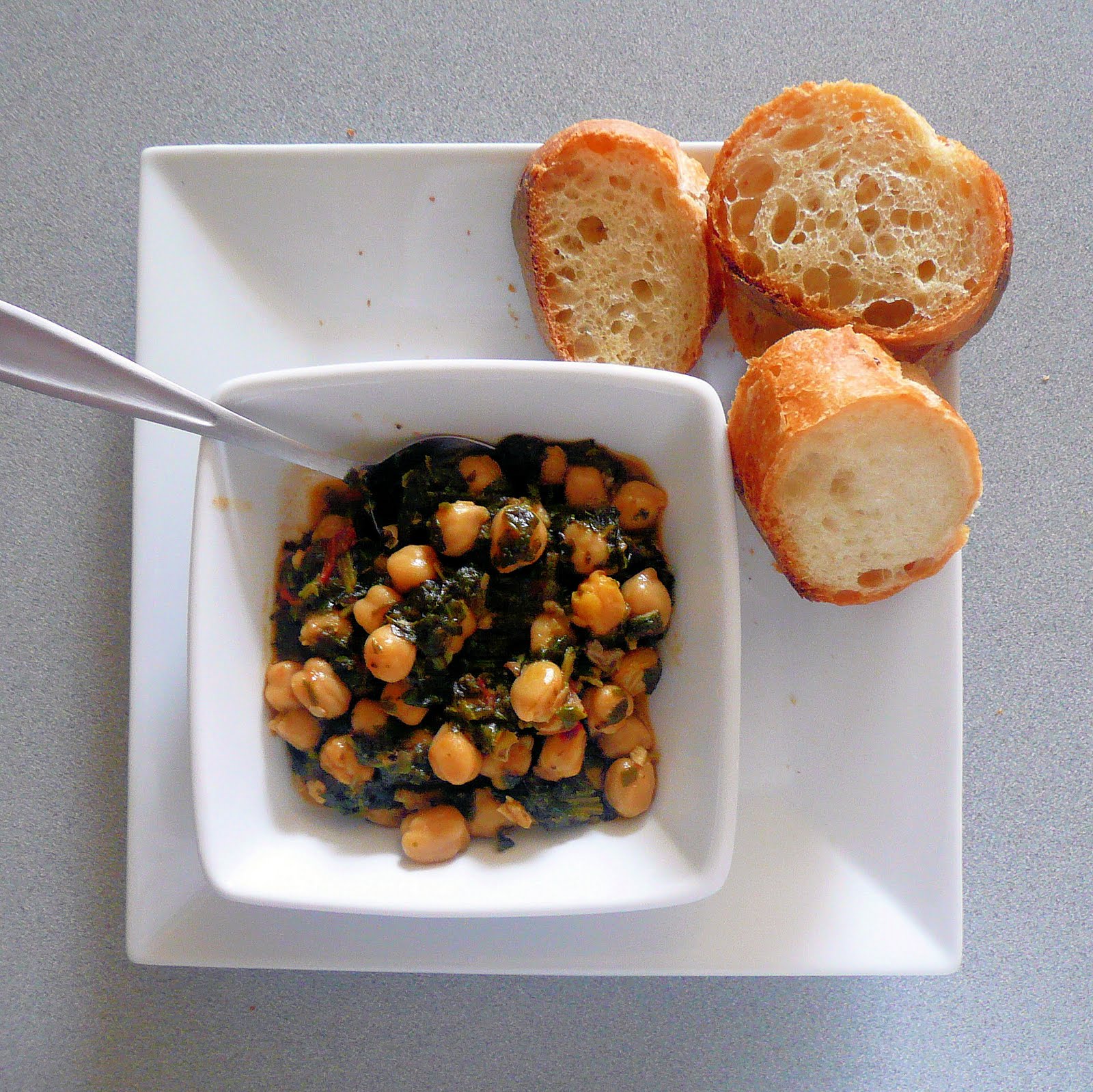 Chickpea and Spinach Stew