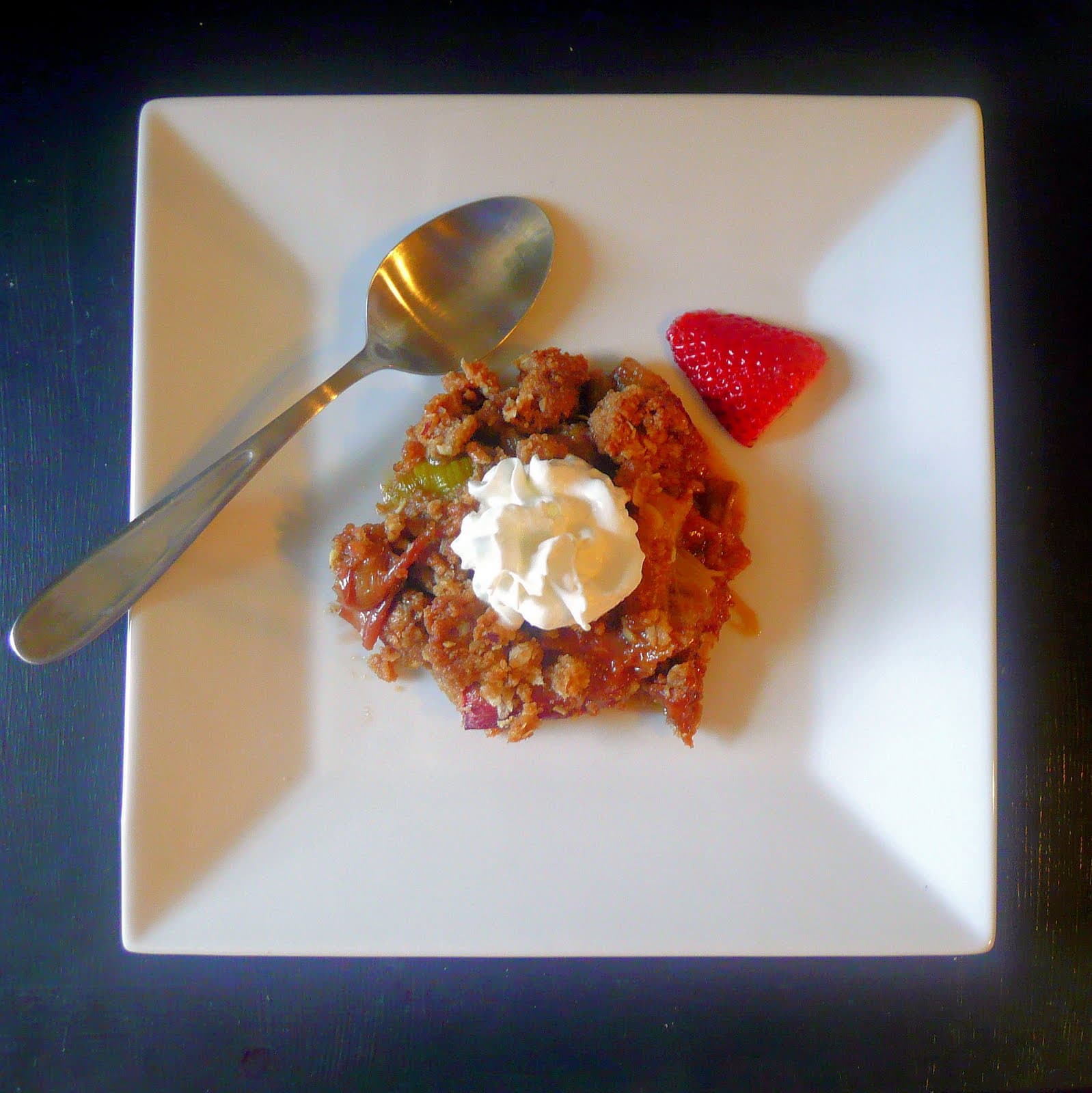 Rhubarb Crisp