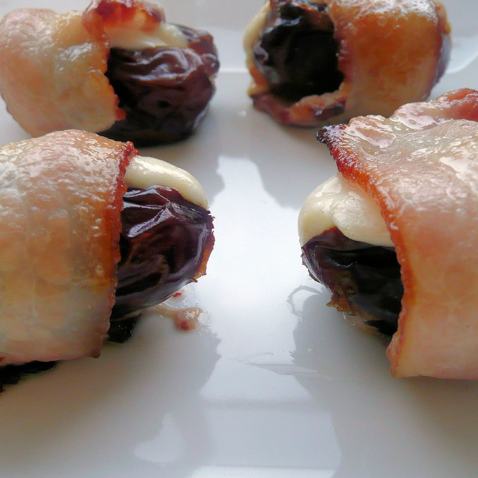 Fontina-Stuffed, Bacon-Wrapped Dates