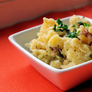 Garlic and Rosemary Smashed Potatoes