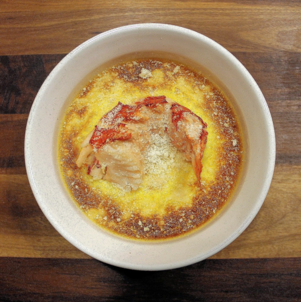 Lobster Corn Creme Brulee