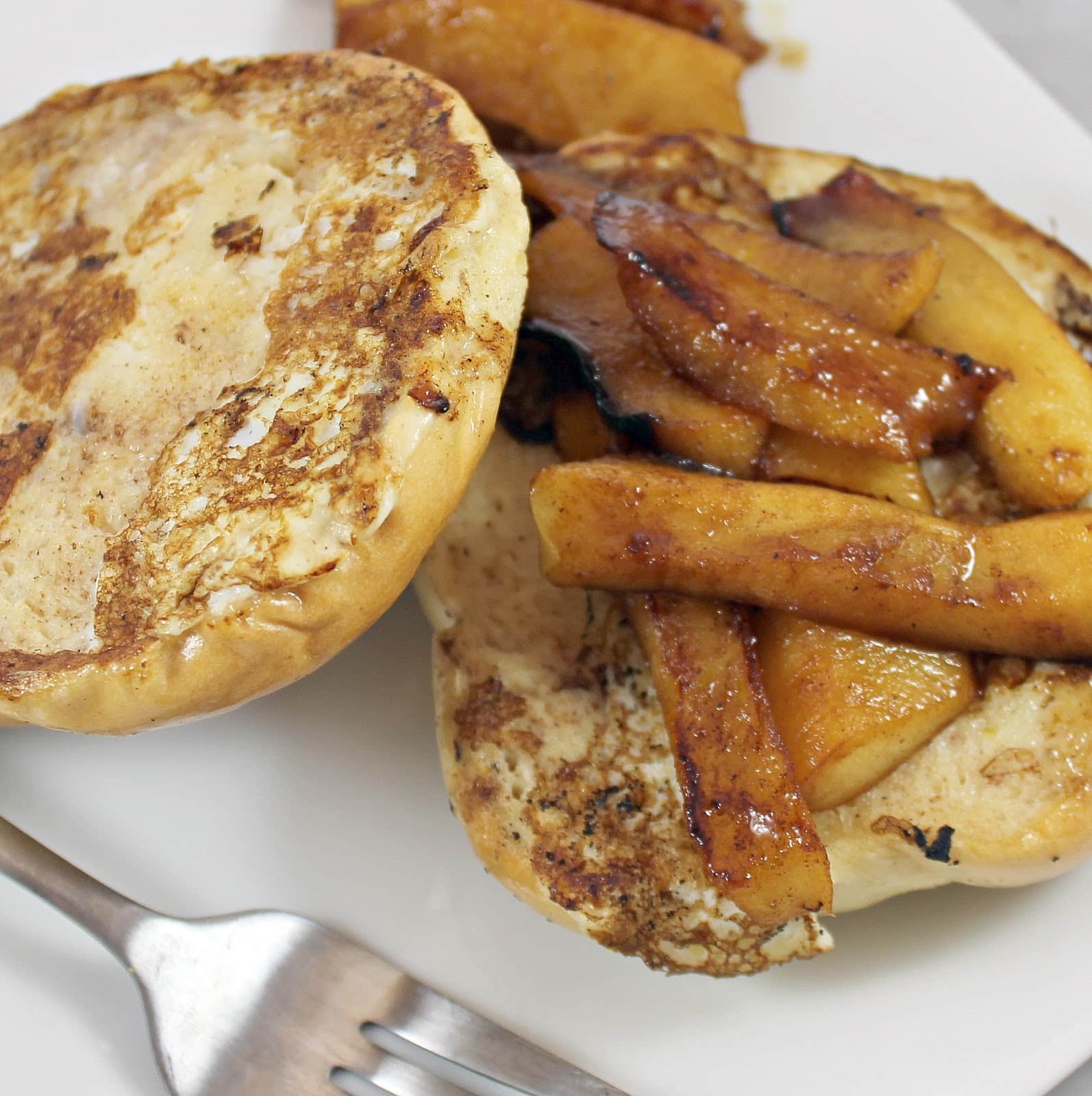 French Toast with Maple-Apple Compote