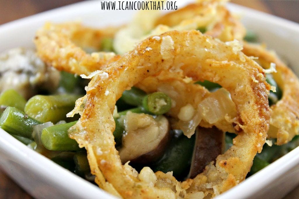 Green Bean Casserole with Mushrooms 