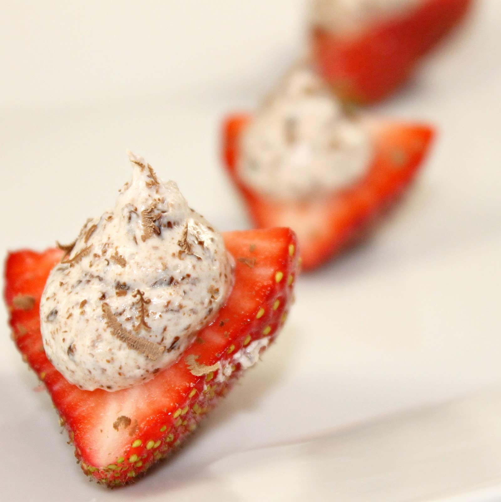 Strawberries with Chocolate Cream