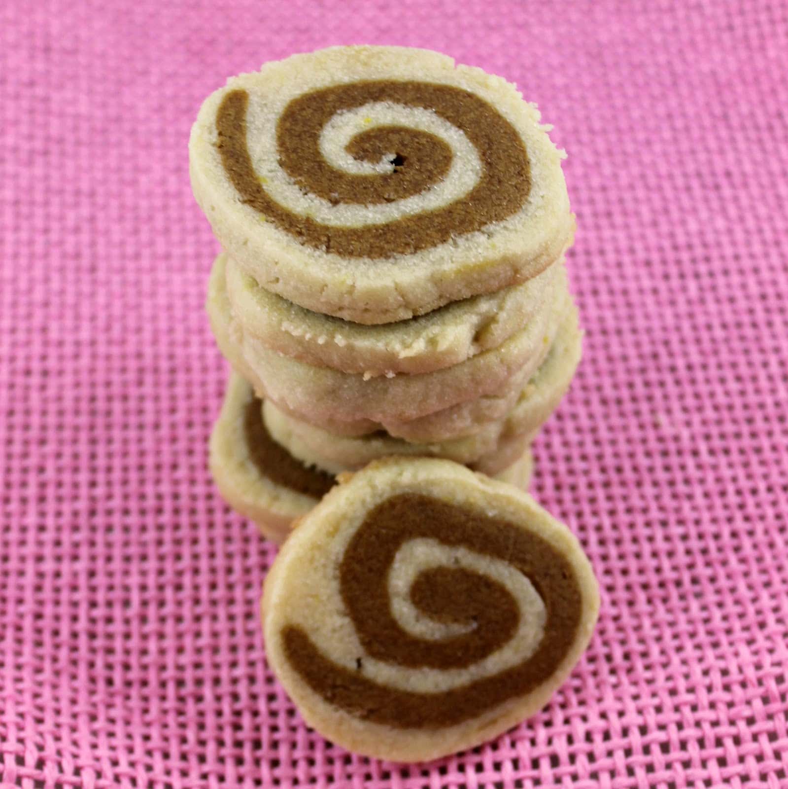 Ginger Lemon Pinwheel Cookies