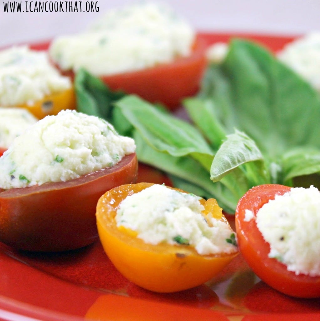 Caprese Tomato Bites