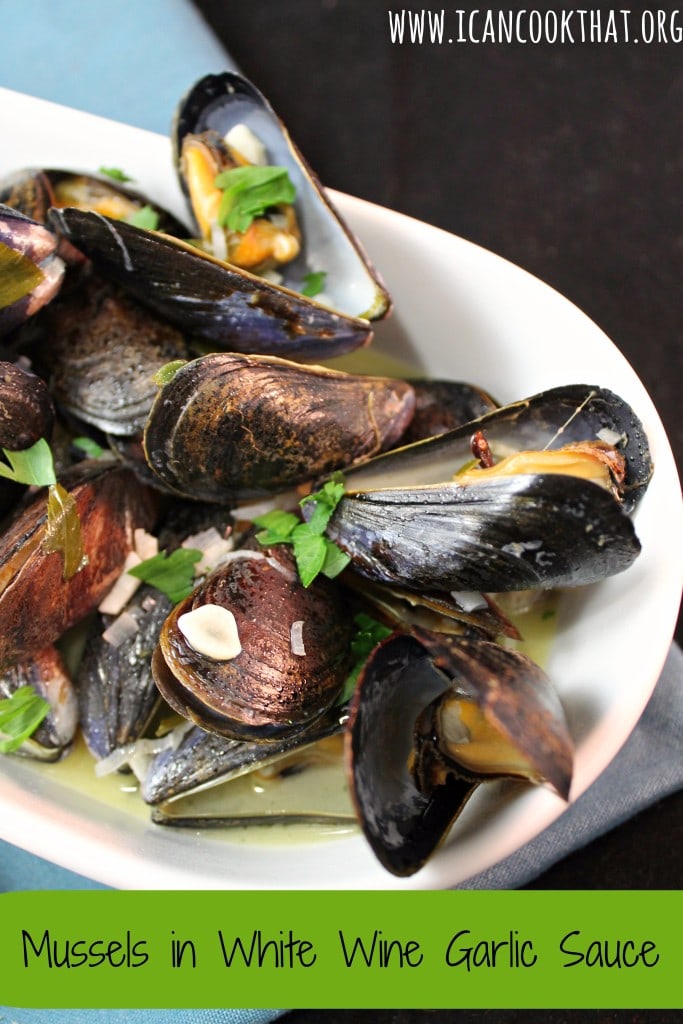 Mussels in White Wine Garlic Sauce