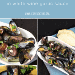 Mussels in White Wine Garlic Sauce