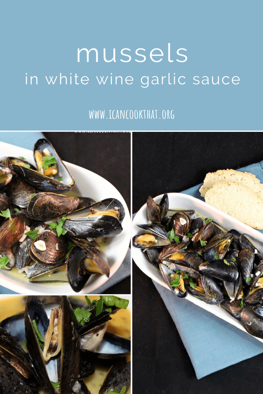 Mussels in White Wine Garlic Sauce
