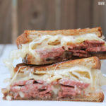 Reuben with Homemade Sauerkraut