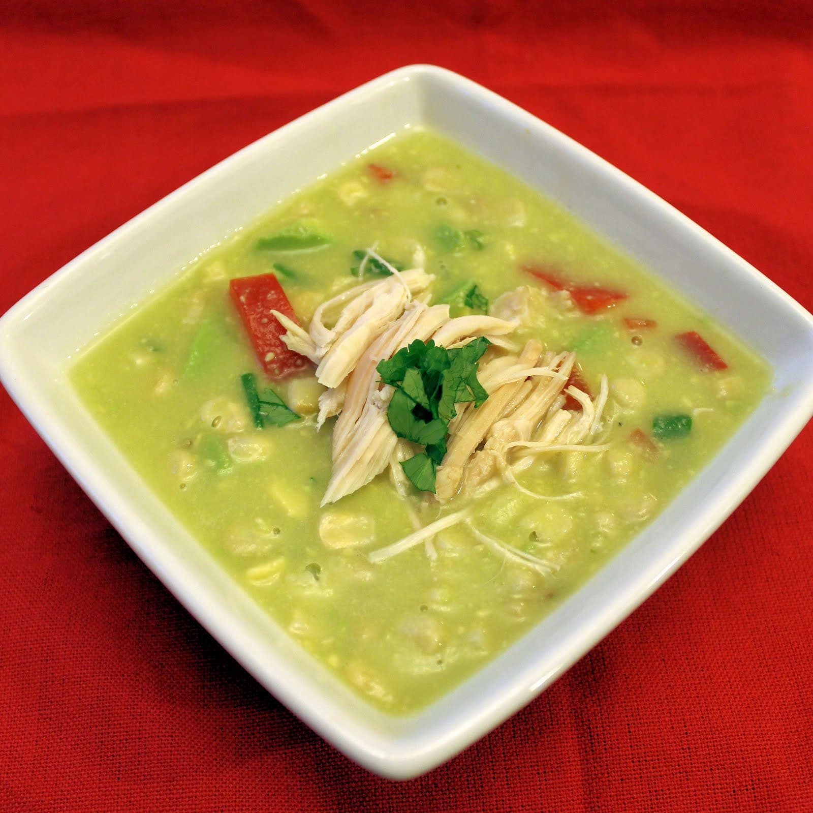 Avocado-Corn Chowder with Rotisserie Chicken