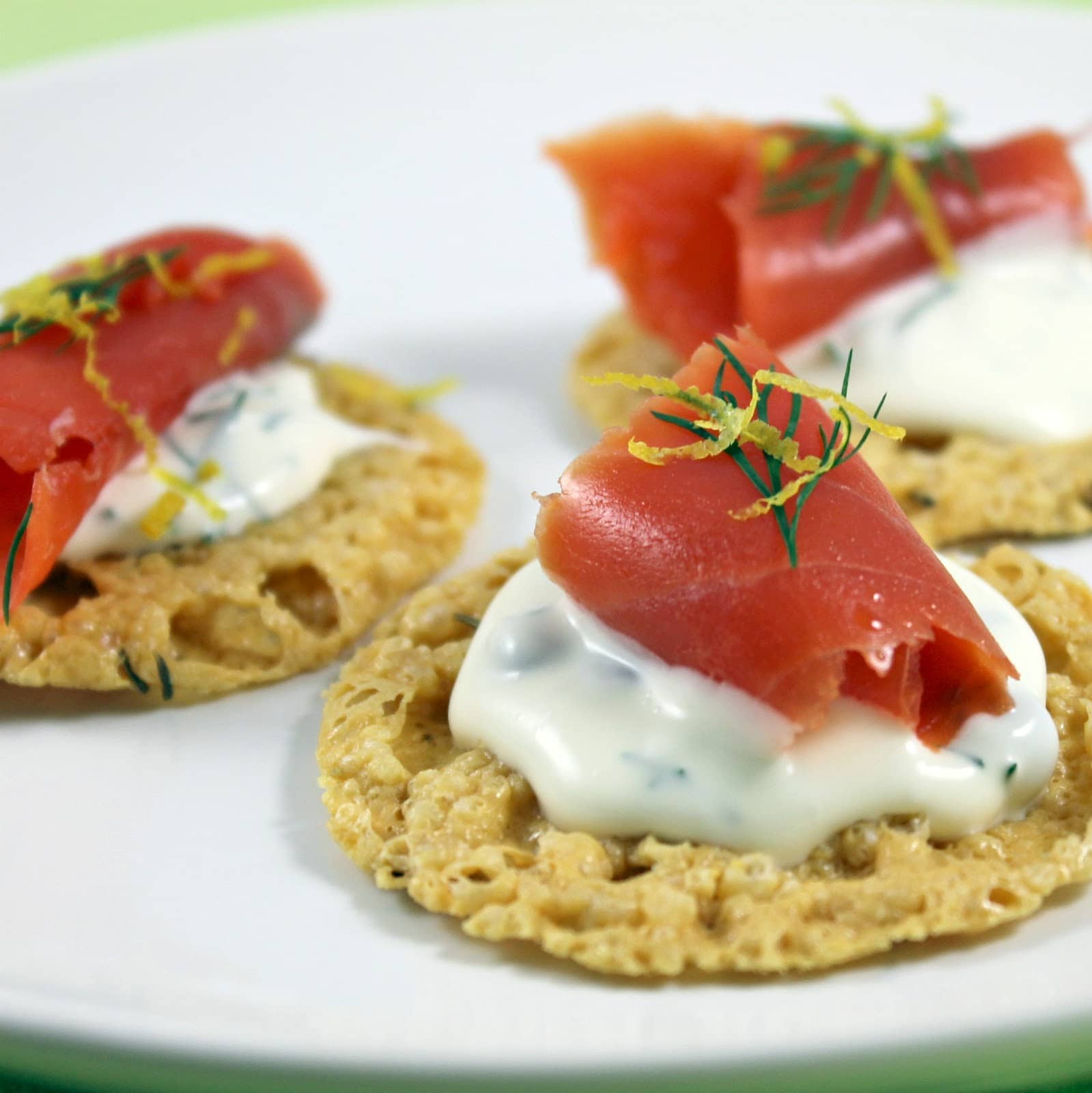 Smoked Salmon Crisps