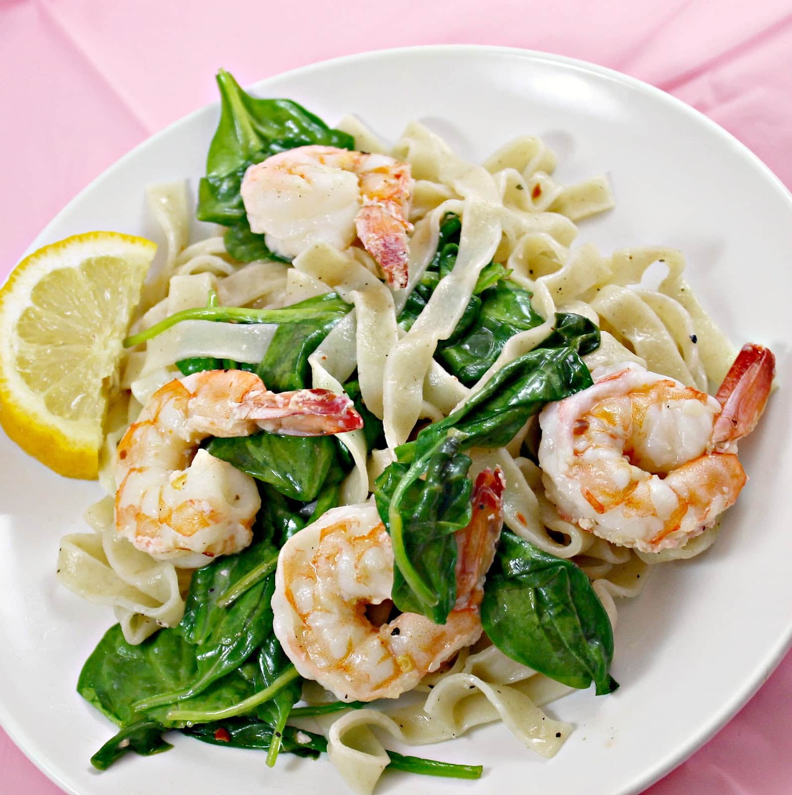 Shrimp Florentine Pasta