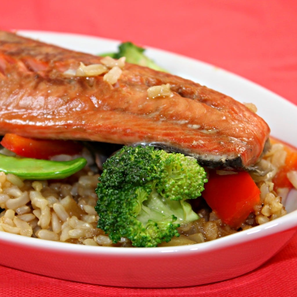 Salmon Teriyaki Stir Fry