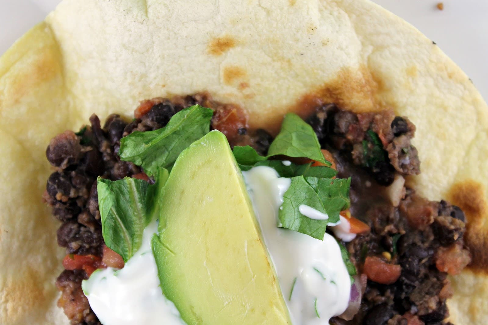 Black Bean Tostadas