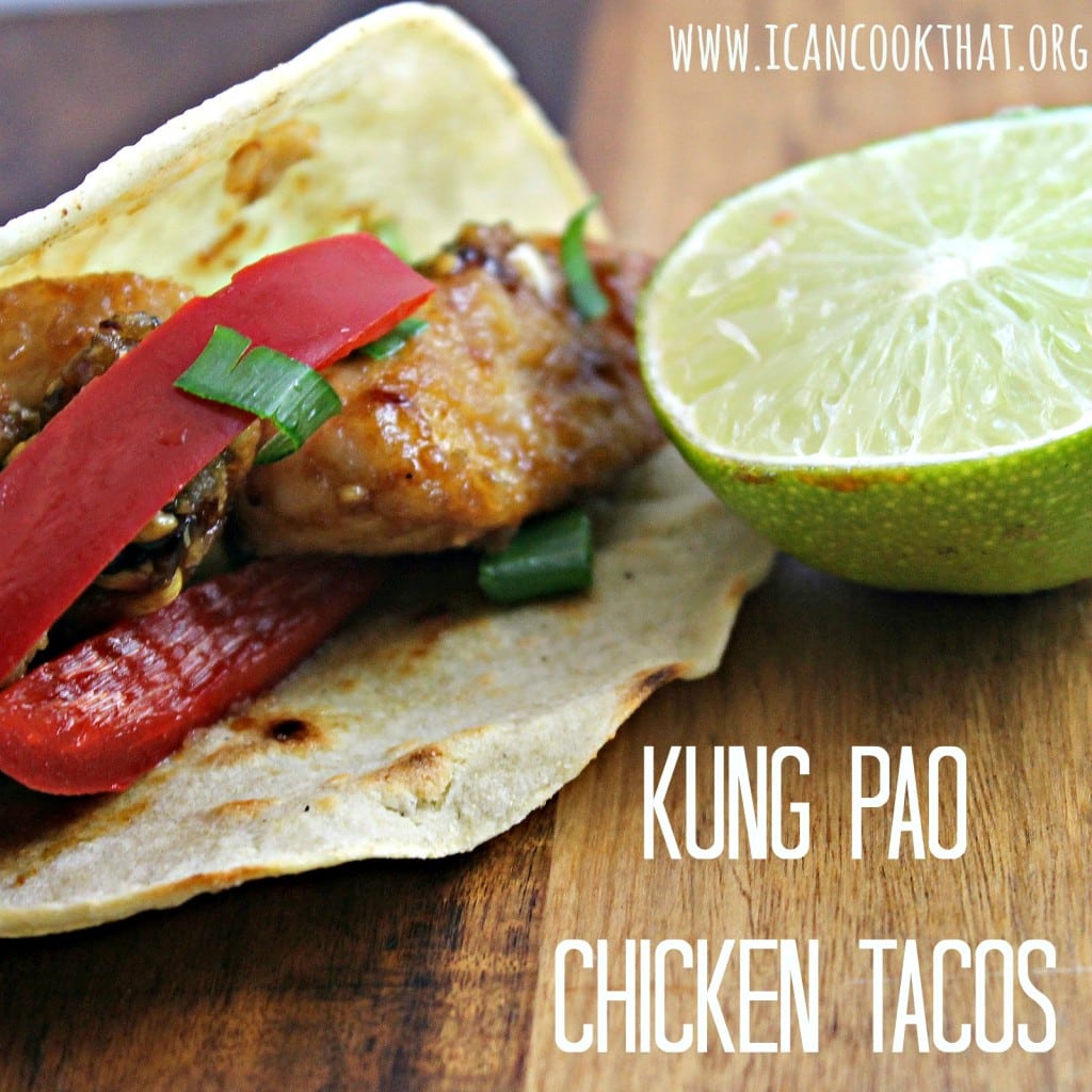 Kung Pao Chicken Tacos