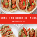 Kung Pao Chicken Tacos