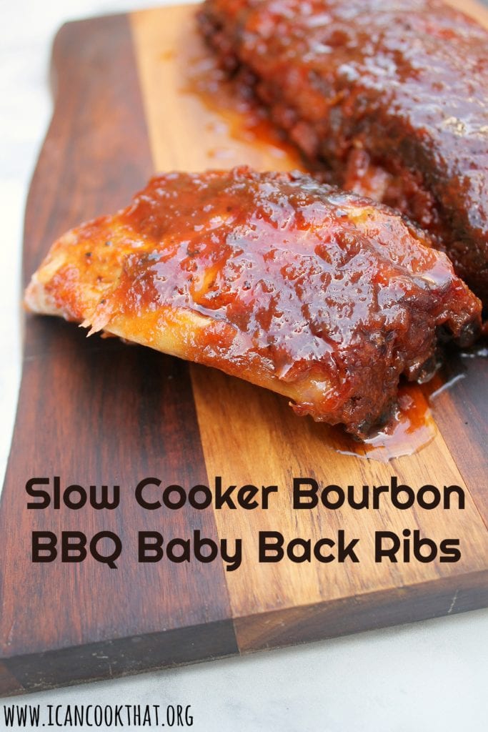 Slow Cooker Bourbon BBQ Baby Back Ribs