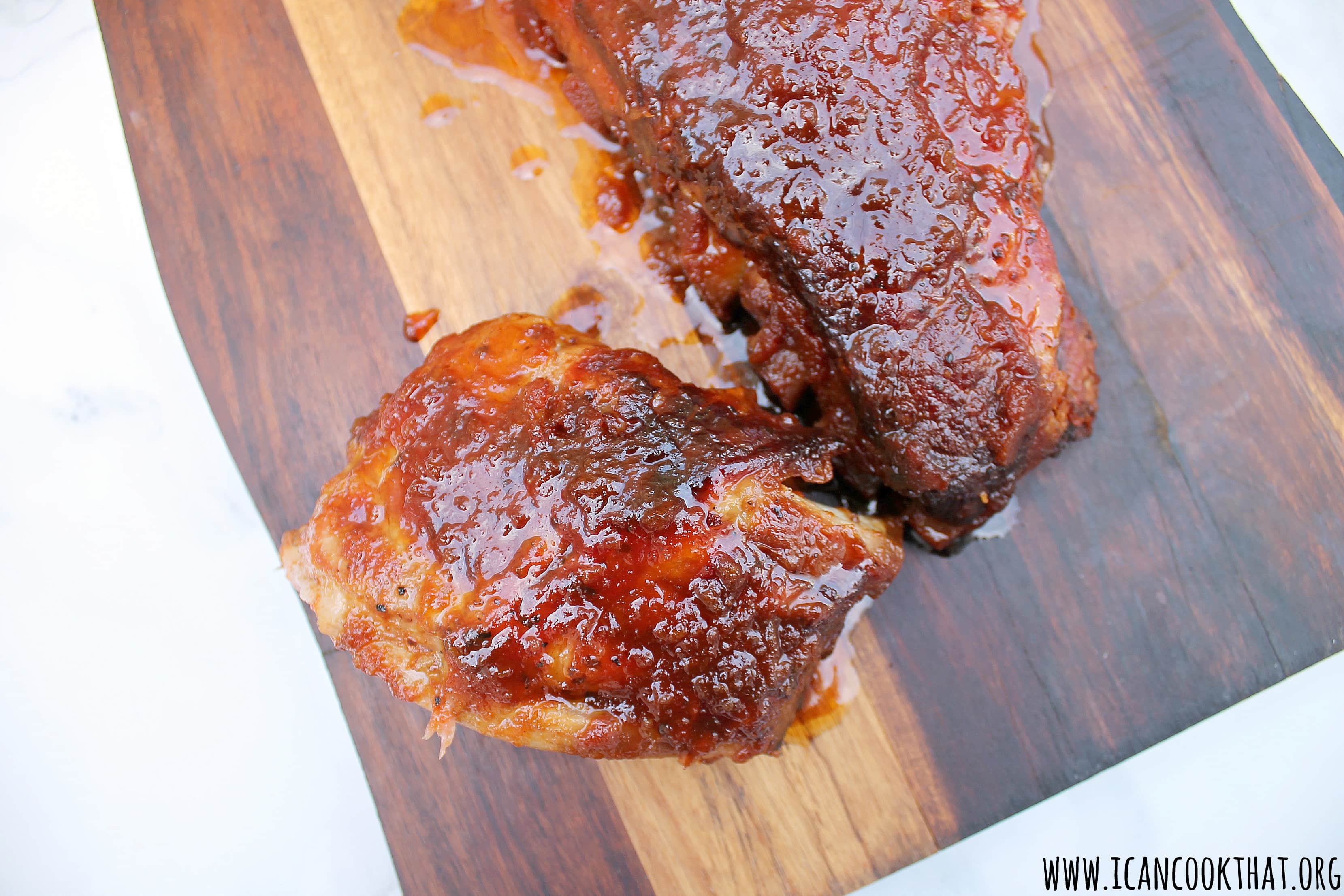 Slow Cooker Bourbon BBQ Baby Back Ribs