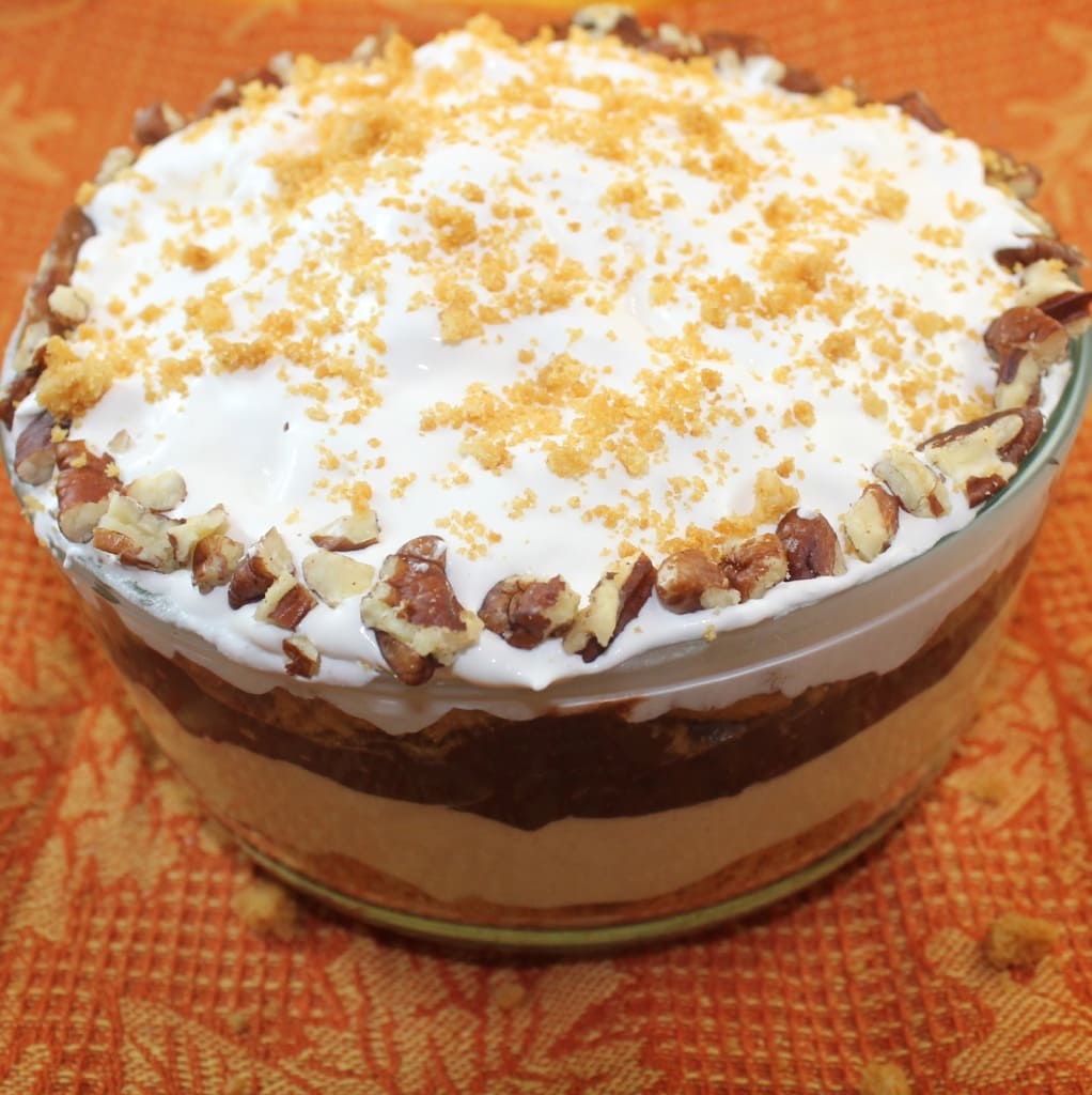 Gingerbread Chocolate Pumpkin Trifle