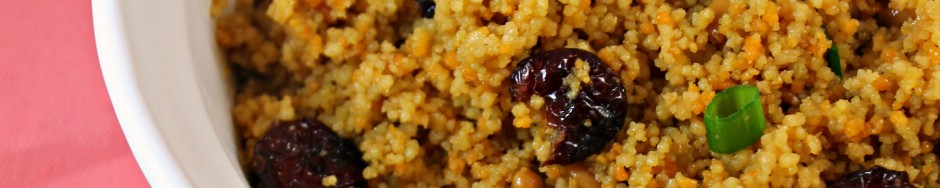 Couscous with Dried Cranberries and Pine Nuts