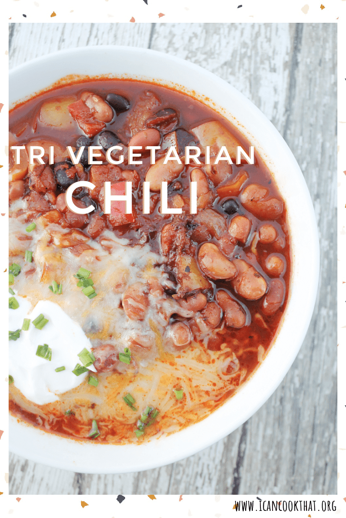 Tri Vegetarian Chili Recipe | I Can Cook That