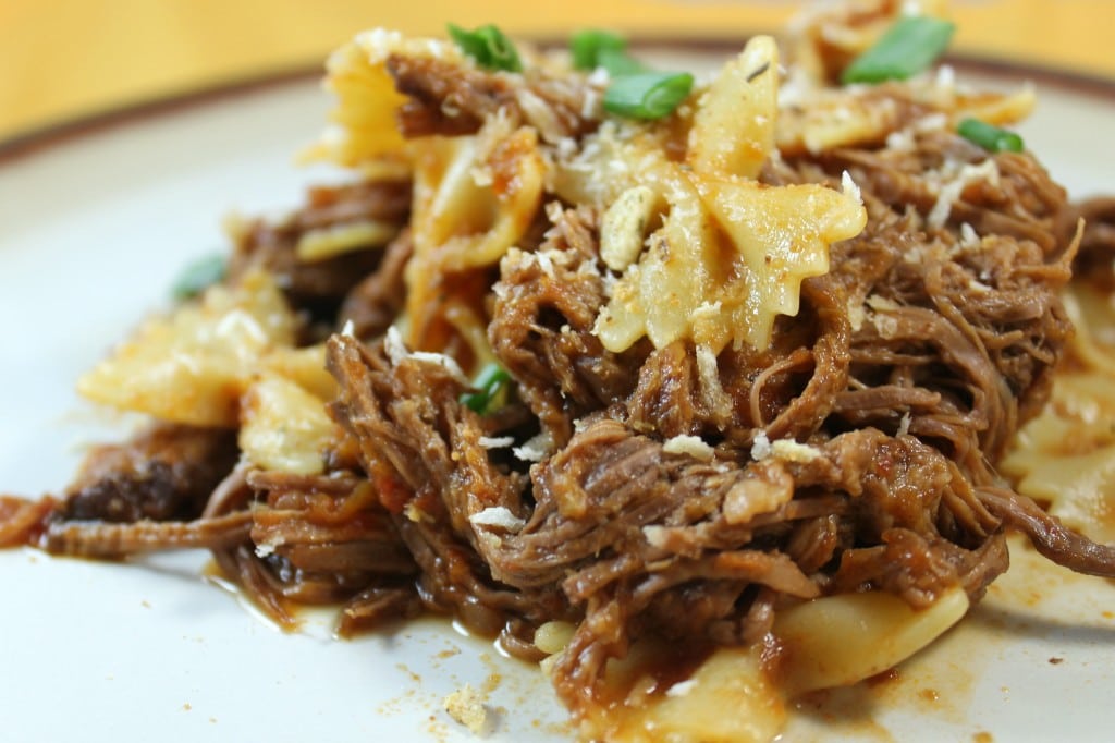 Brisket Ragout over Pasta