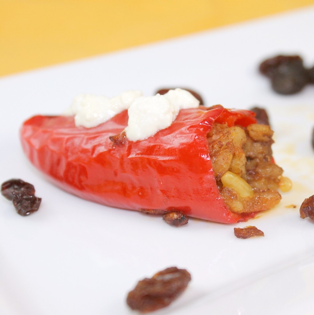 Mediterranean Stuffed Mini Peppers