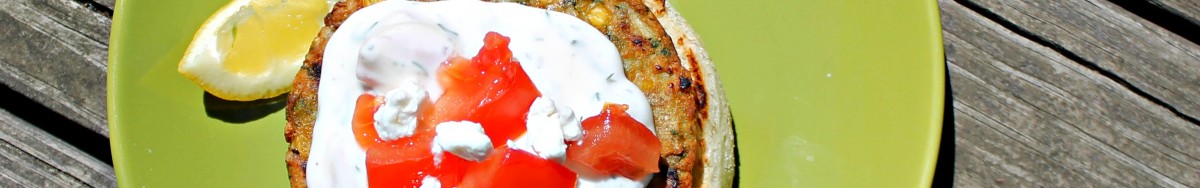 Mediterranean Chickpea Burger with Ranch Tzatziki