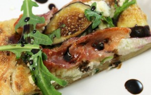 Prosciutto Fig and Arugula Flatbread