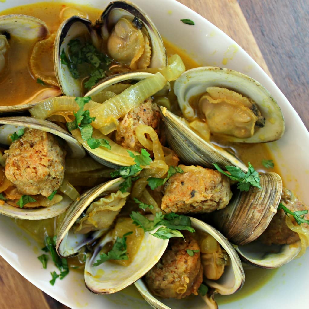 Clams with Spicy Sausage