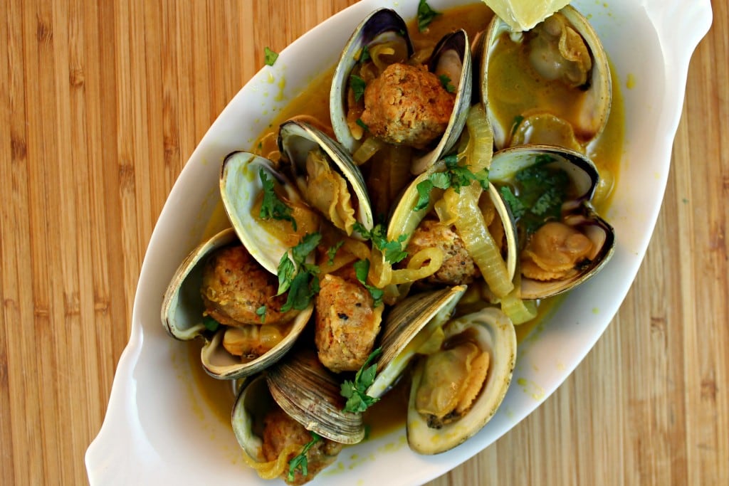 Clams with Spicy Sausage