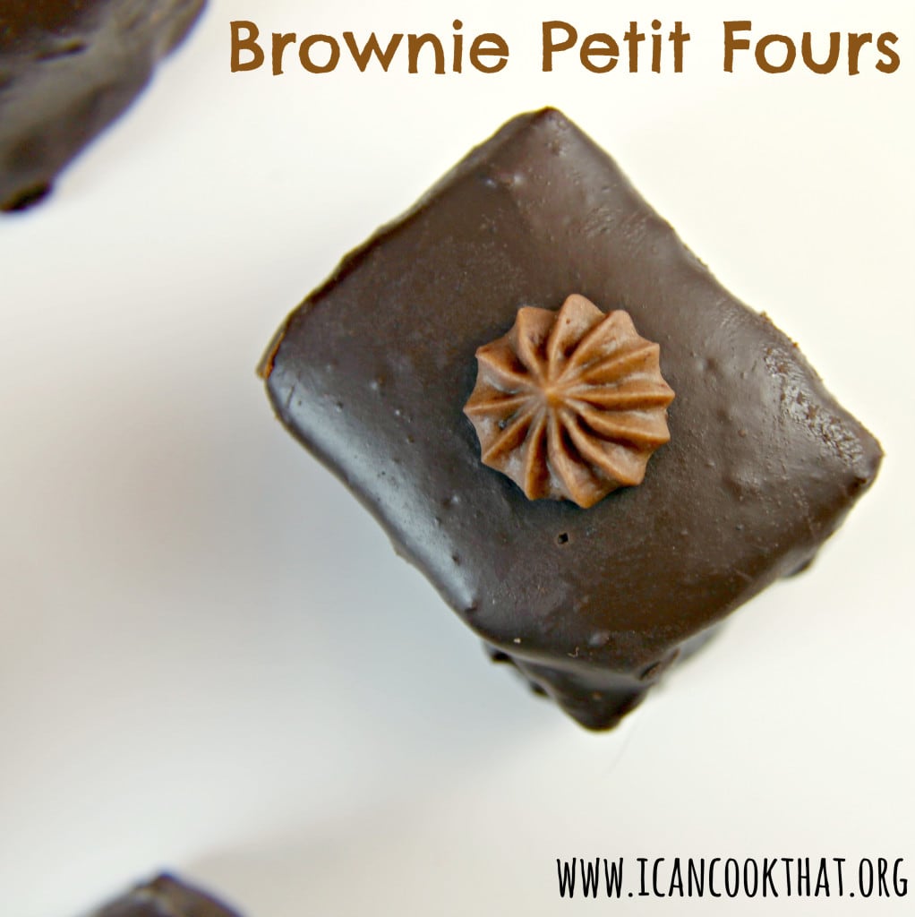 Brownie Petit Fours