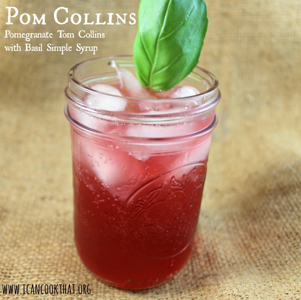 Pomegranate Tom Collins