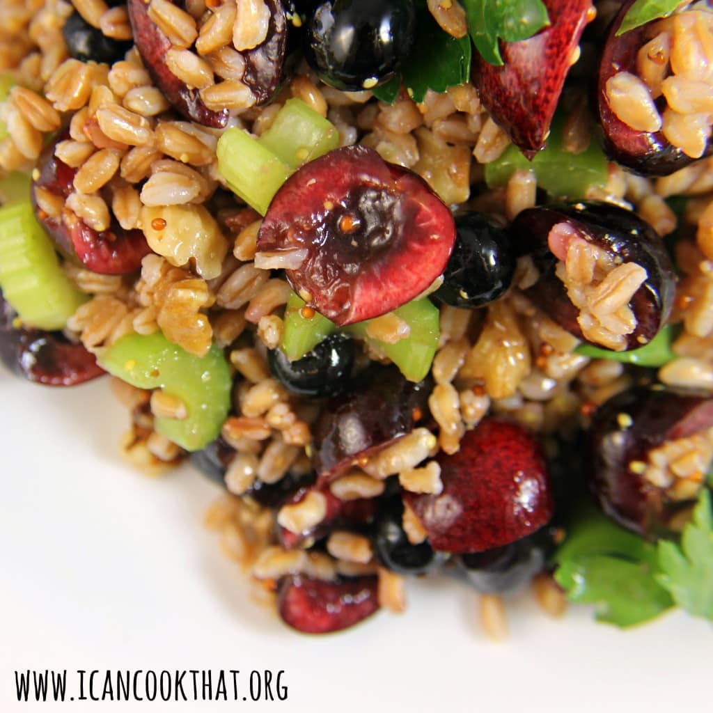 Farro, Berry, and Walnut Salad