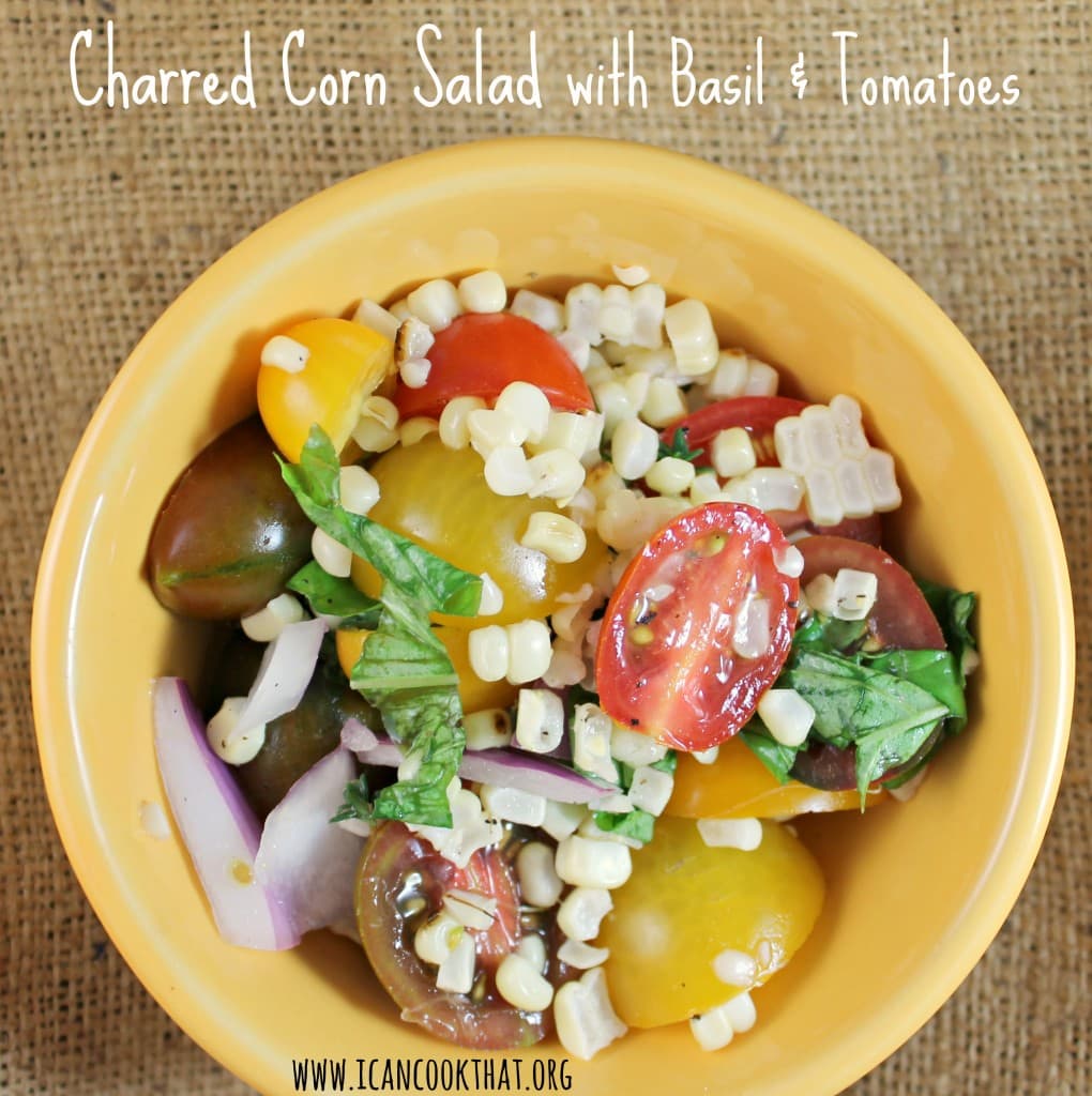 Charred Corn Salad with Basil and Tomatoes 