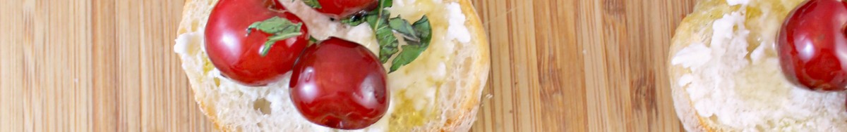 Cherry Ricotta Bruschetta