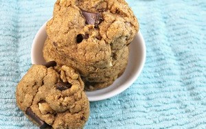 Vegan Chocolate Chip Walnut Cookies