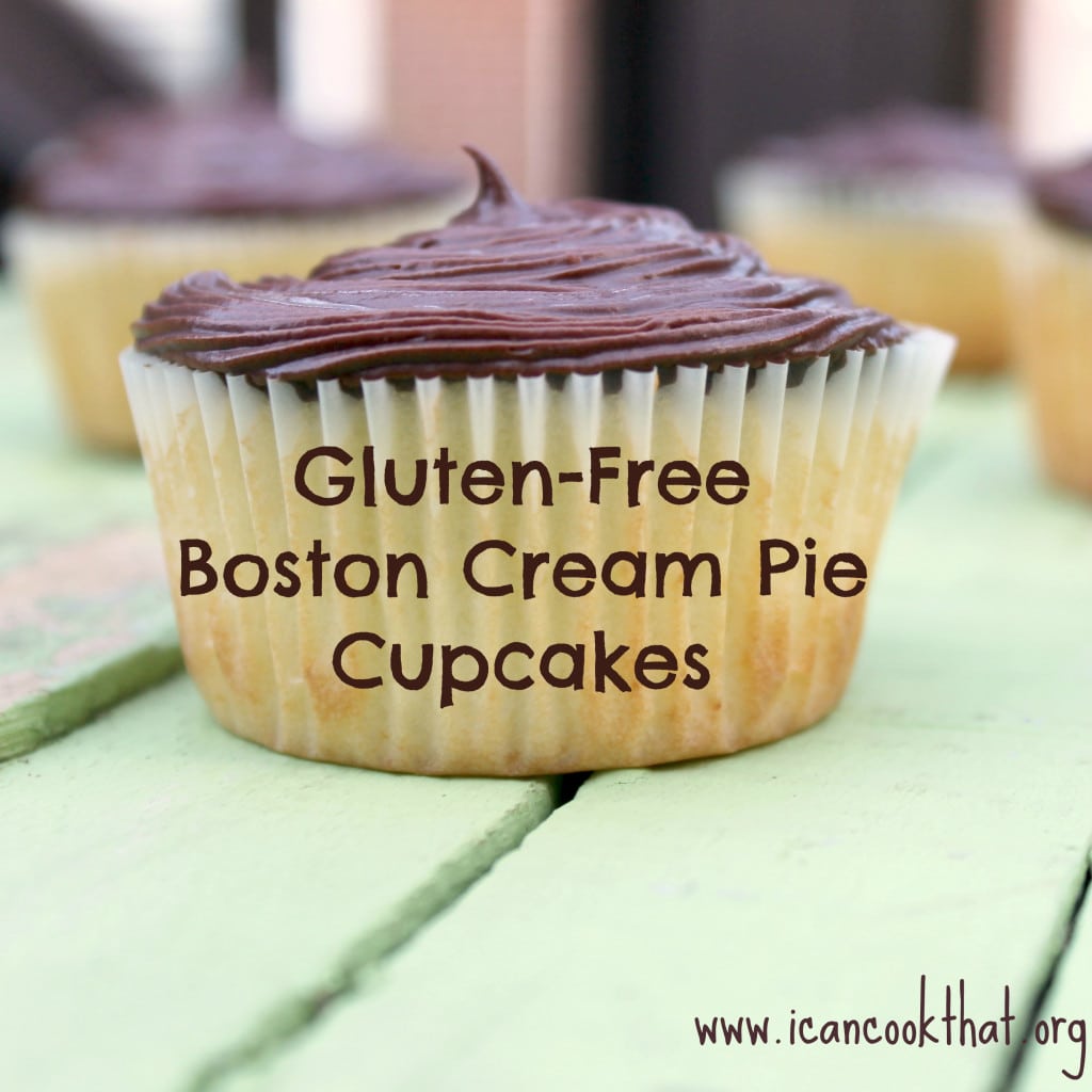 Gluten-Free Boston Cream Pie Cupcakes