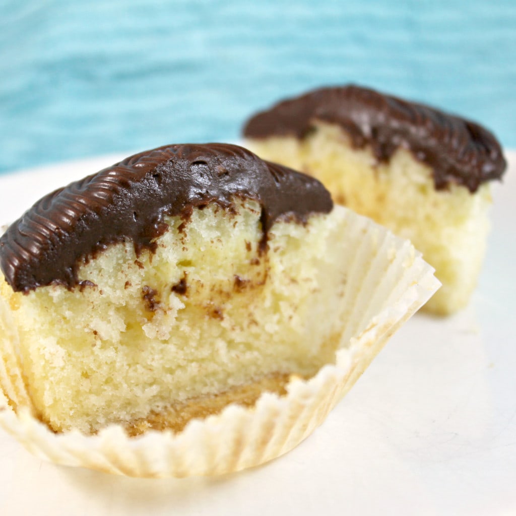 Gluten-Free Boston Cream Pie Cupcakes