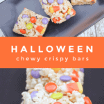 Halloween Chewy Crispy Bars