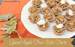 Spiced Apple Two Bite Tarts