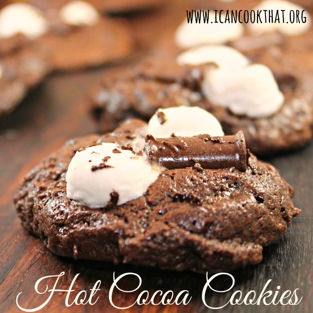 Hot Cocoa Cookies Recipe - I Can Cook That | I Can Cook That