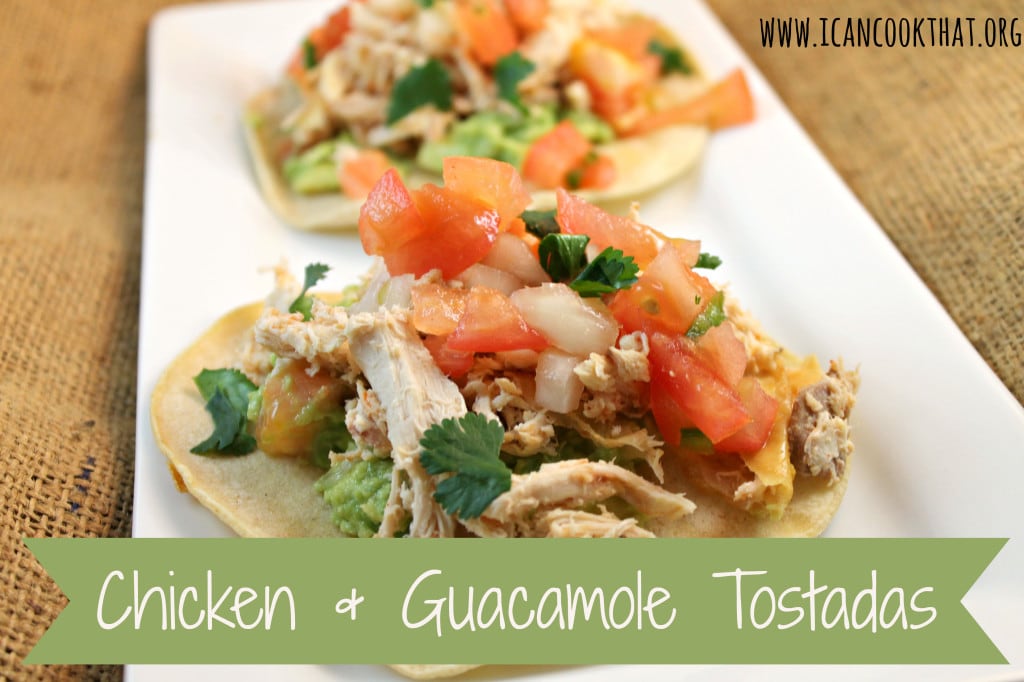 Chicken & Guacamole Tostadas