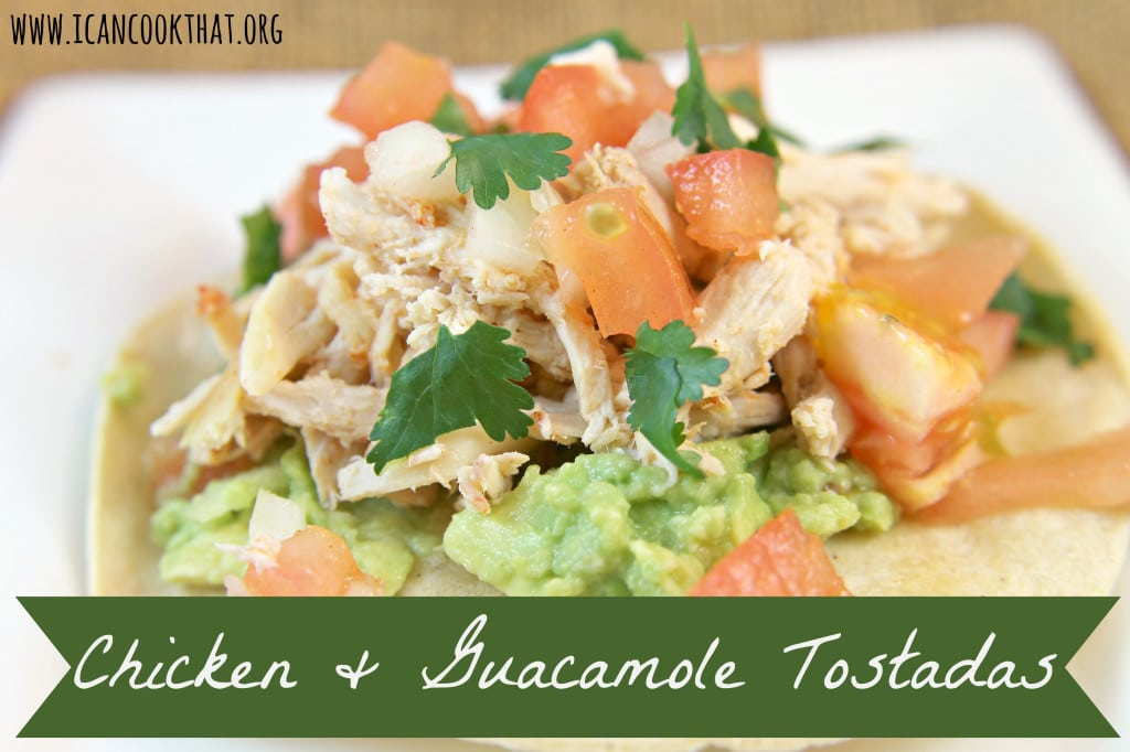 Chicken & Guacamole Tostadas