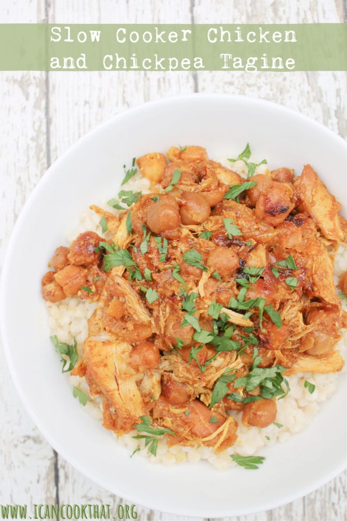 Slow Cooker Chicken Chickpea Tagine