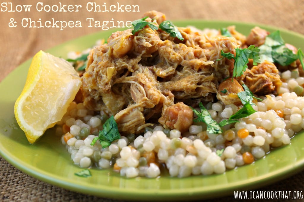 Slow Cooker Chicken & Chickpea Tagine