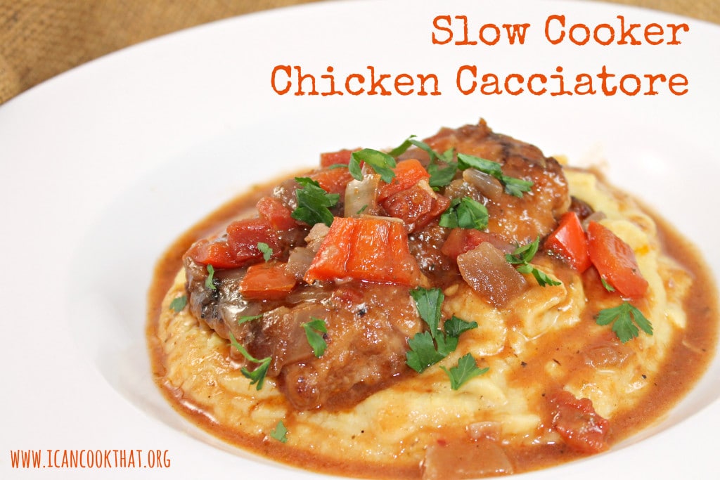 Slow Cooker Chicken Cacciatore